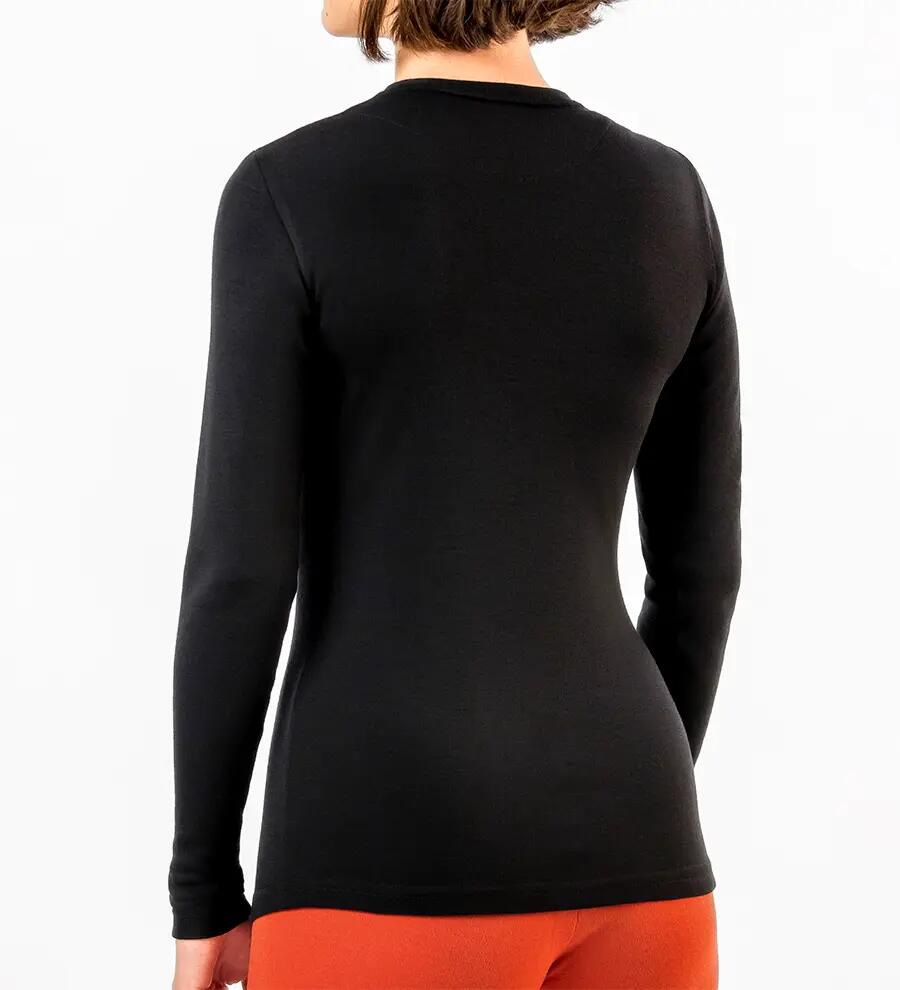 Bluză lungă damă 100% merino 2/6