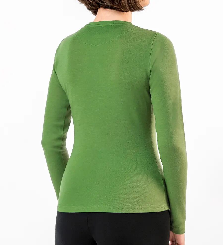 Bluză scurtă damă 100% merino 2/6