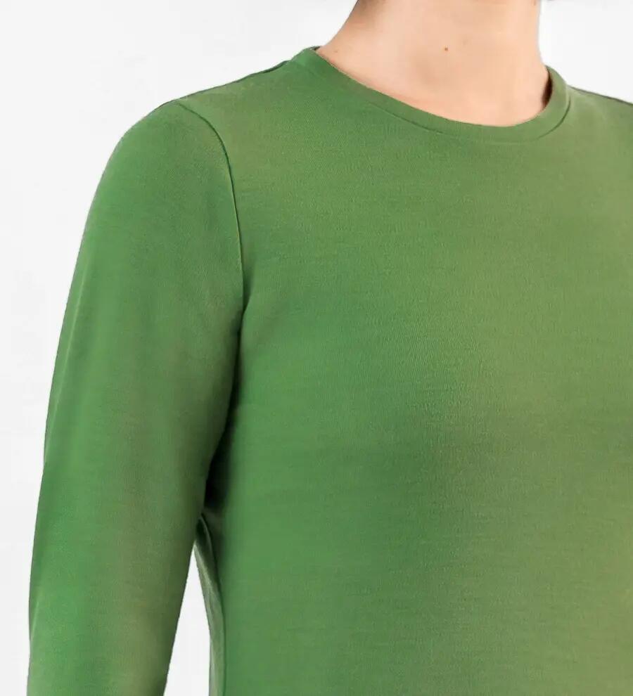 Bluză scurtă damă 100% merino 3/6