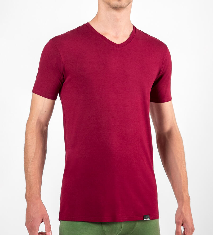 Tricou bărbați v-neck bambus