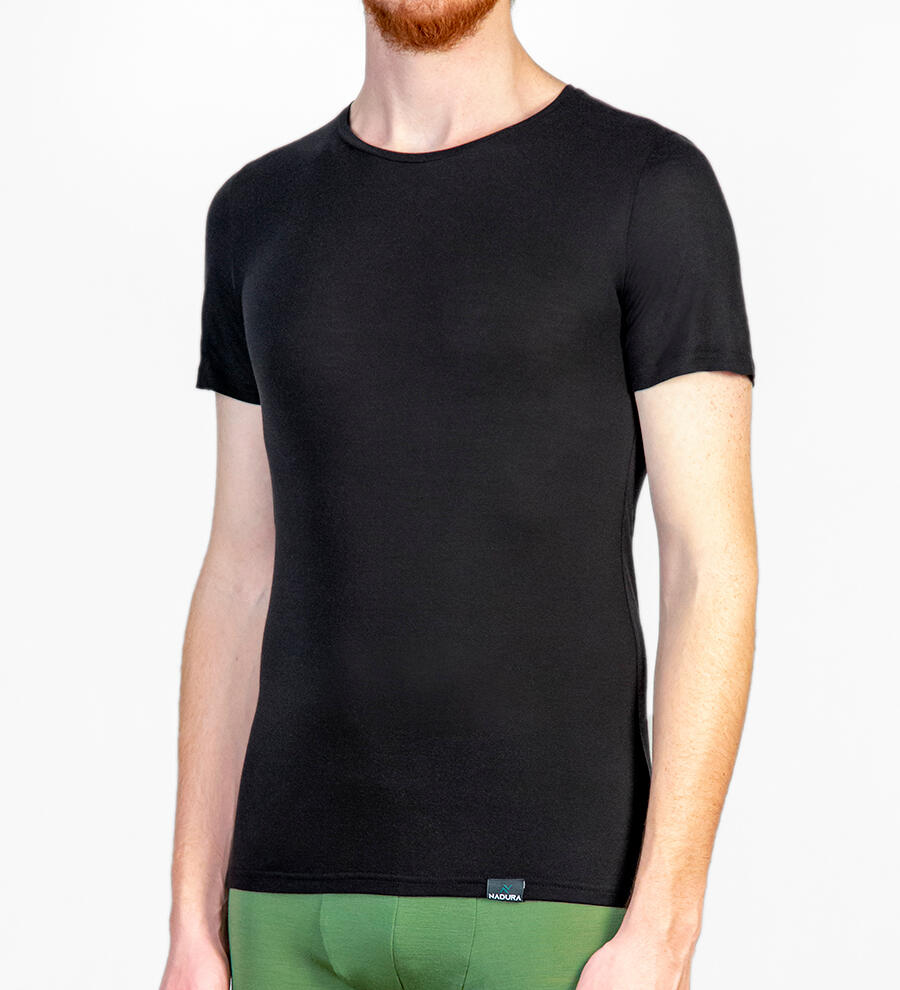 Tricou bărbați tencel negru