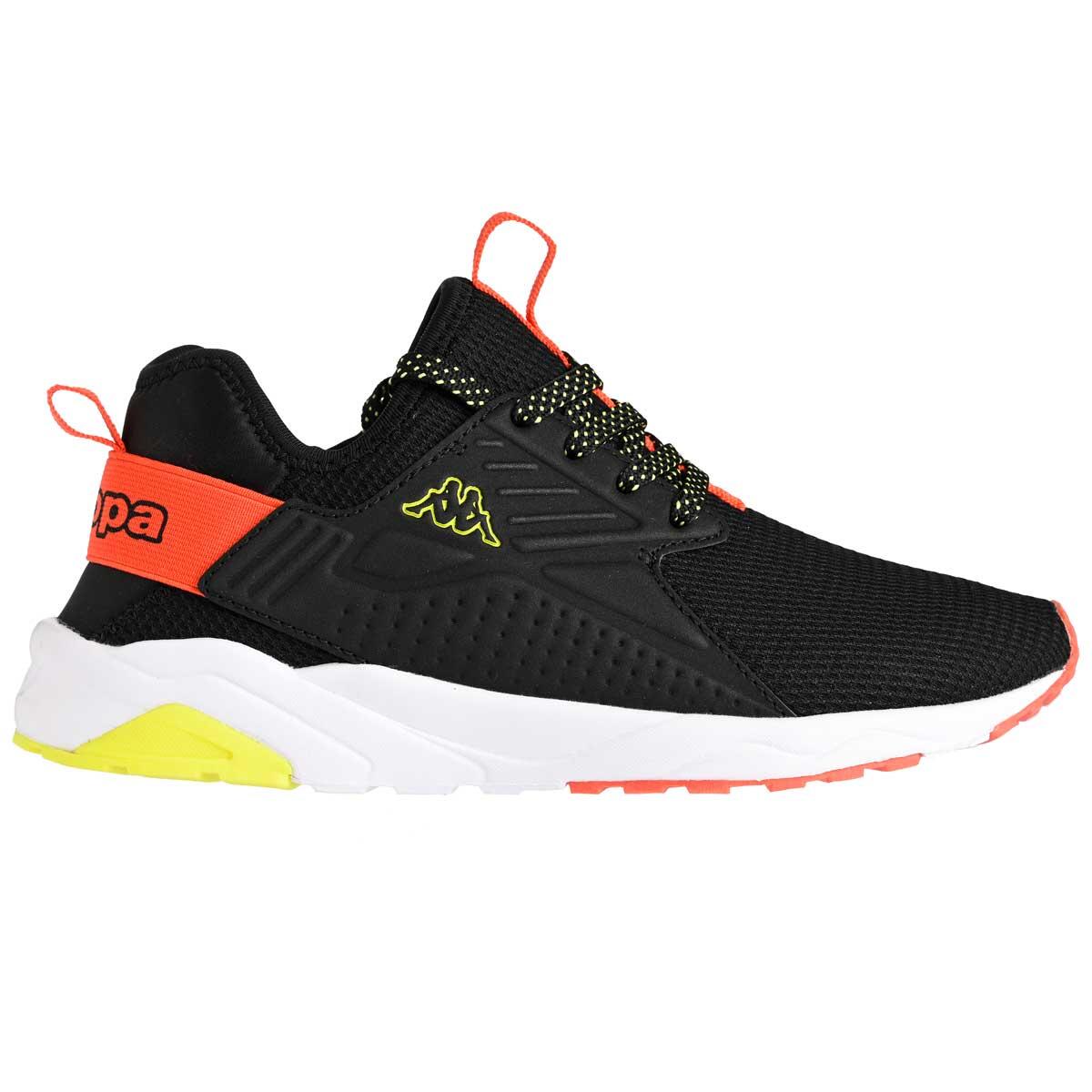 Kappa - Sneakers Garçon San Puerto Lace Noir - Chaussures De Sport - Jaune|noir|orange|vert - 37 - Decathlon