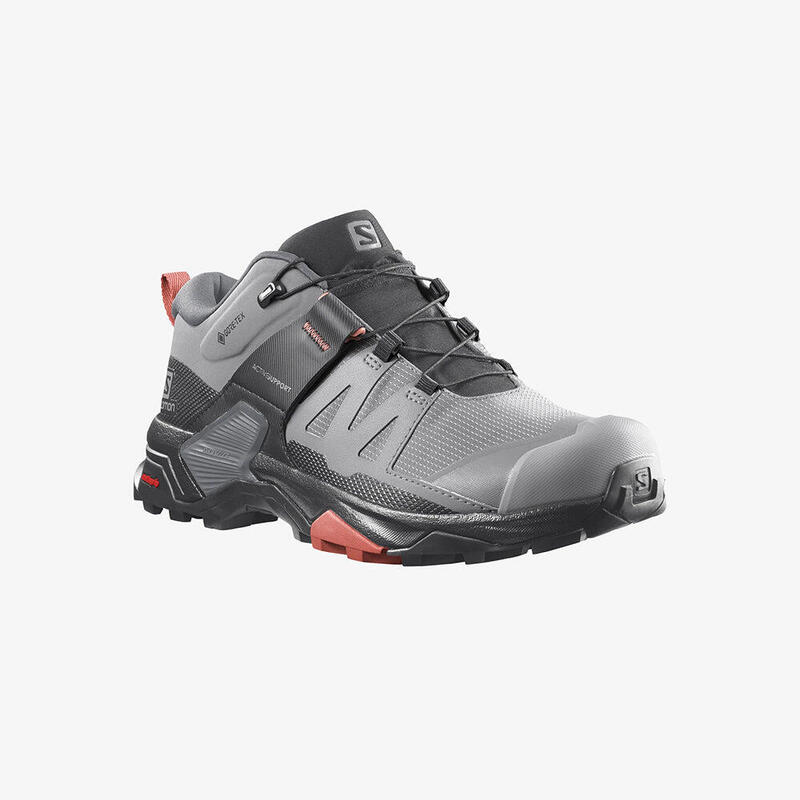 Women X Ultra 4 GTX Hiking Shoes - Alloy