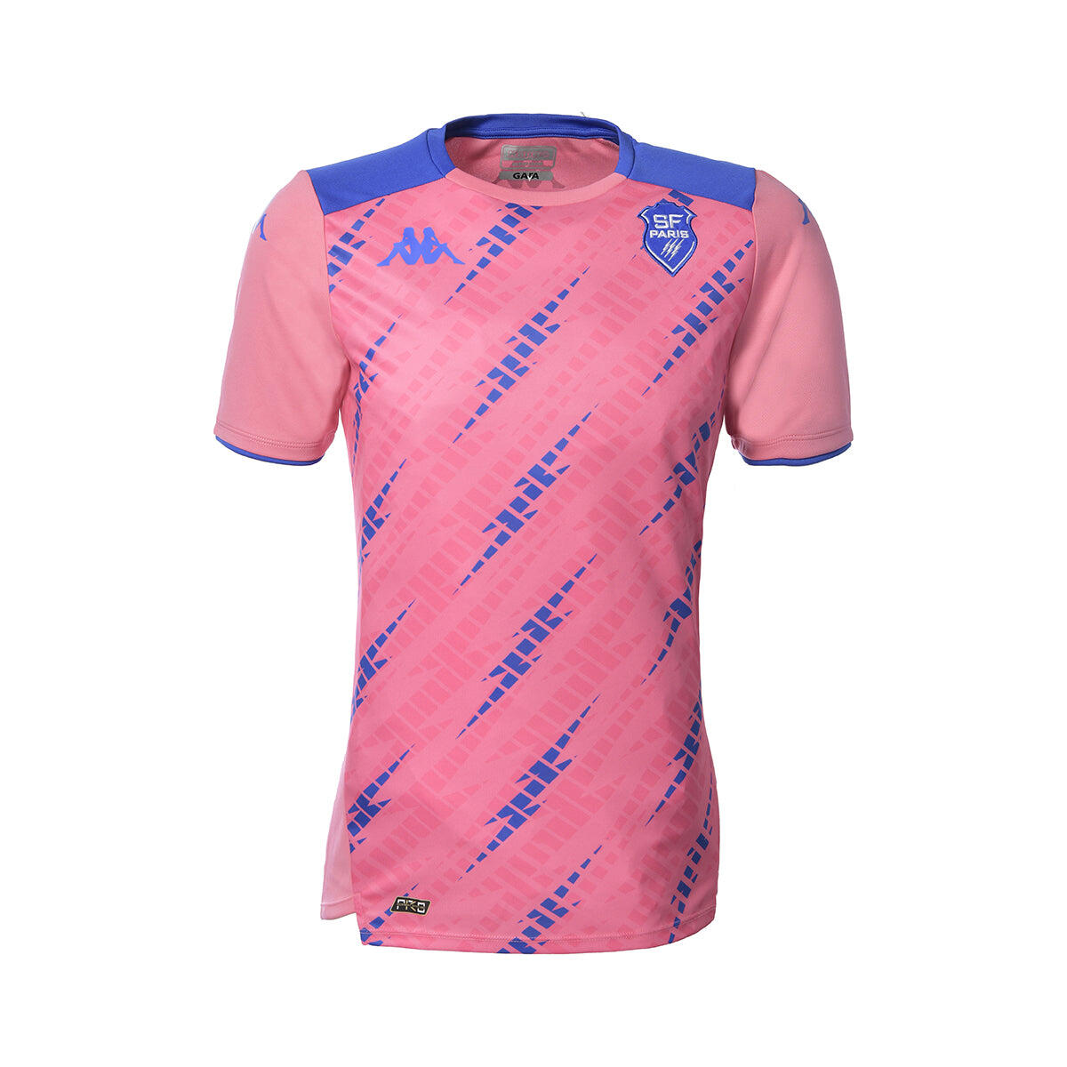 Kappa - Maillot Rugby Homme Aboupret Pro 5 Rose - T-shirt Manches Longues - Bleu|rose - 56 3xl - Decathlon