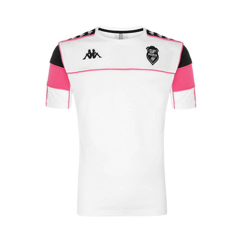 T-shirt manches courtes de Rugby Garçon ARARI STADE FRANÇAIS PARIS