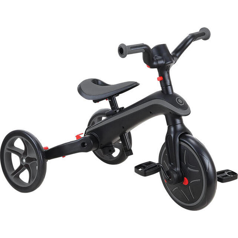 Tricycle EXPLORER 4-en-1 Évolutif & Pliable - Gris