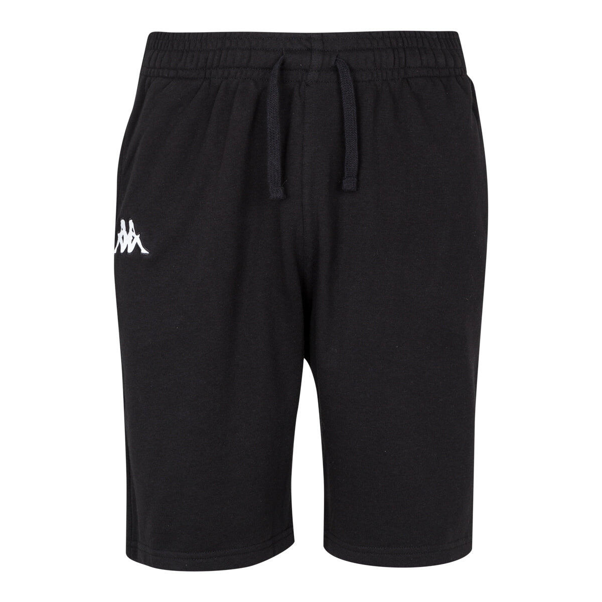 KAPPA pantaloncini da uomo in cotone nero da fitness