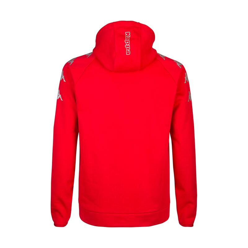 Sudadera con capucha niÃ±os unisex Kappa Diano 31153nw-005 en color rojo