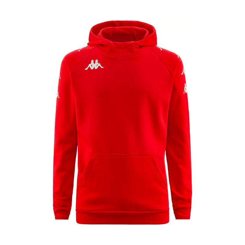 Sudadera con capucha niÃ±os unisex Kappa Diano 31153nw-005 en color rojo