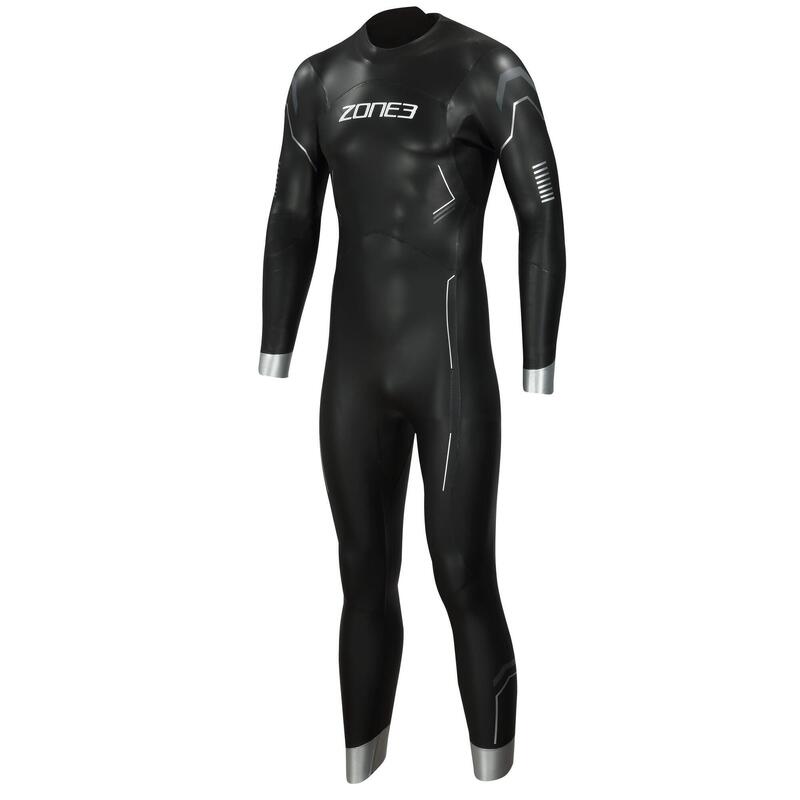 Zone3 Neopreno Agile hombre negroplateadogunmetal small men