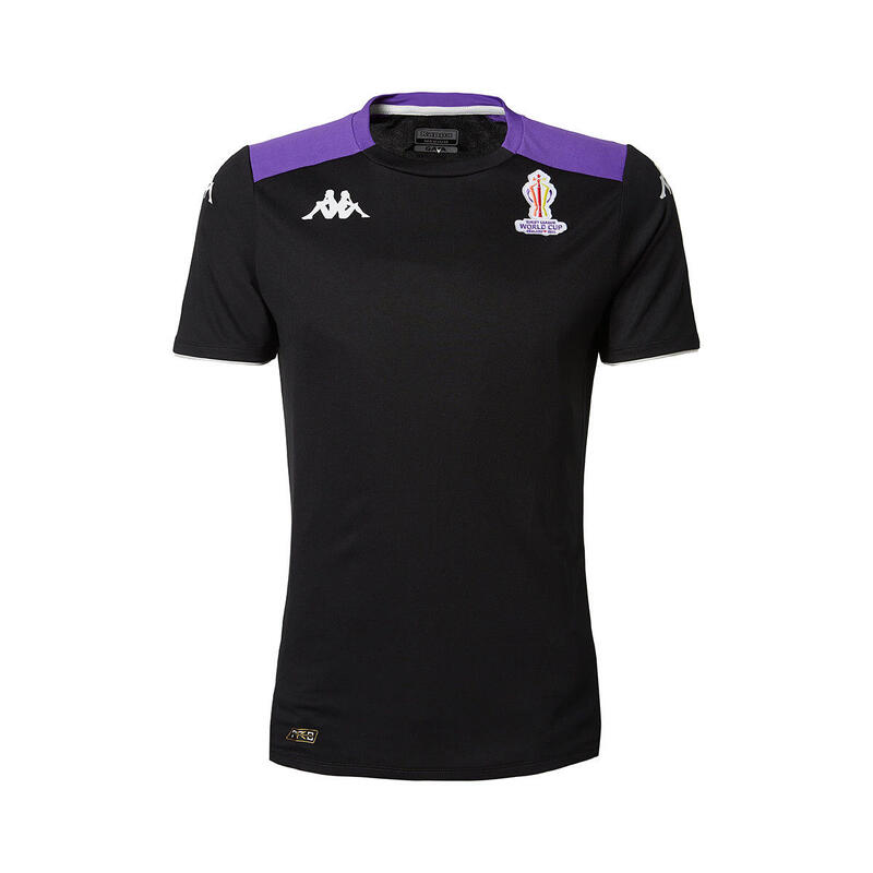 Maillot manches courtes de Rugby Garçon ABOU PRO 5 RUGBY WORLD CUP