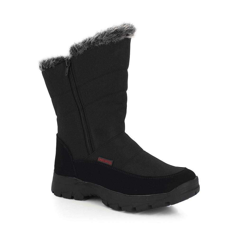 Kimberfeel - Bottes De Neige Avec Crampon Rétractable Pour Femme - Kimberfeel - Betsy - Bottes - Noir - 39 - Decathlon