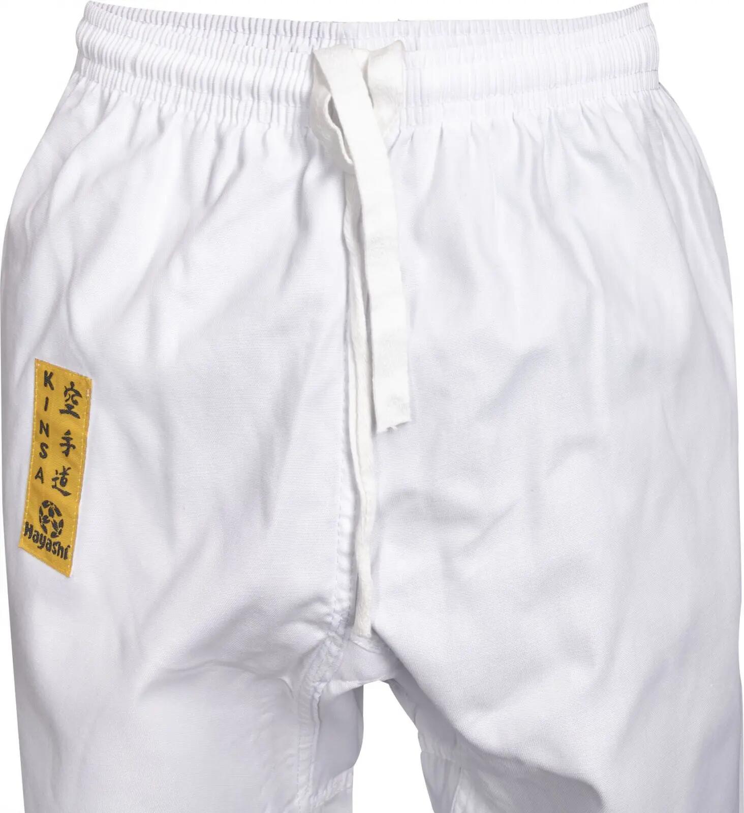Karate-Gi "KINSA", Hayashi, Alb, 110 cm 3/5