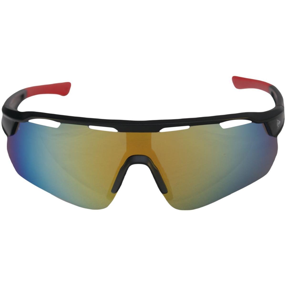 Gafas de sol ciclismo adulto lentes reflectantes diseño envolvente Dunlop 3/7