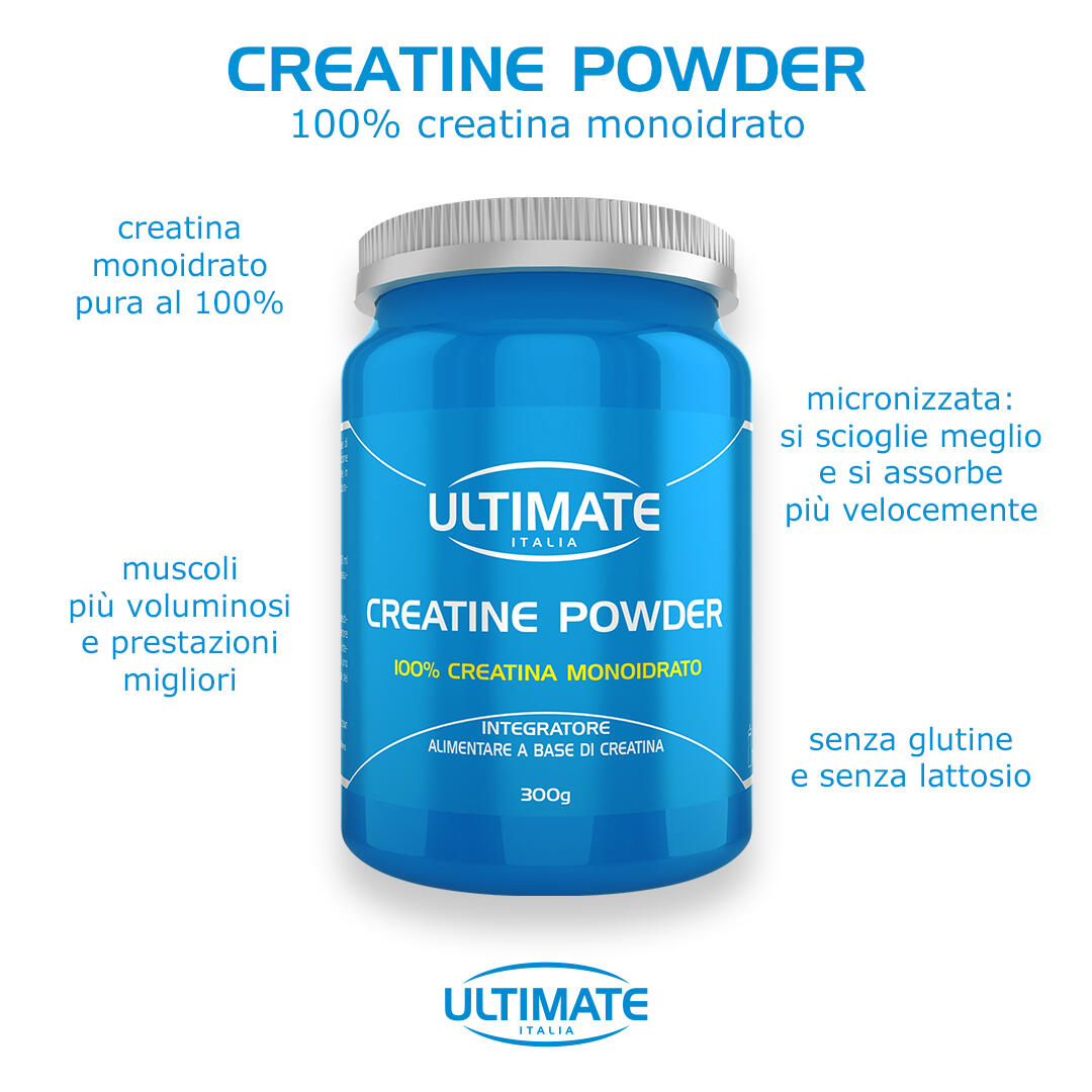 Integratore alimentare - CREATINE POWDER - 300g 6/7