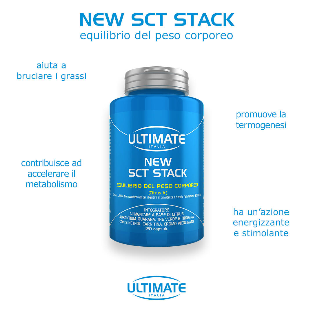 Integratore alimentare - NEW SCT STACK - 120 cps 6/7