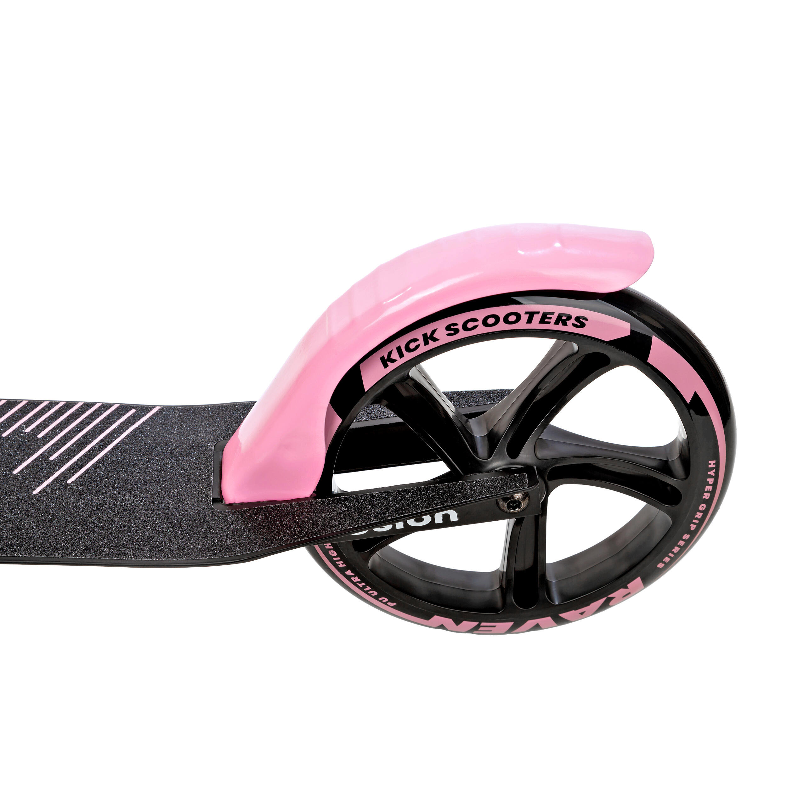 RAVEN Trottinette Straight PRO Pliable – Roues 200 Mm, Abec9, Frein à Main, Réglable, 100 Kg