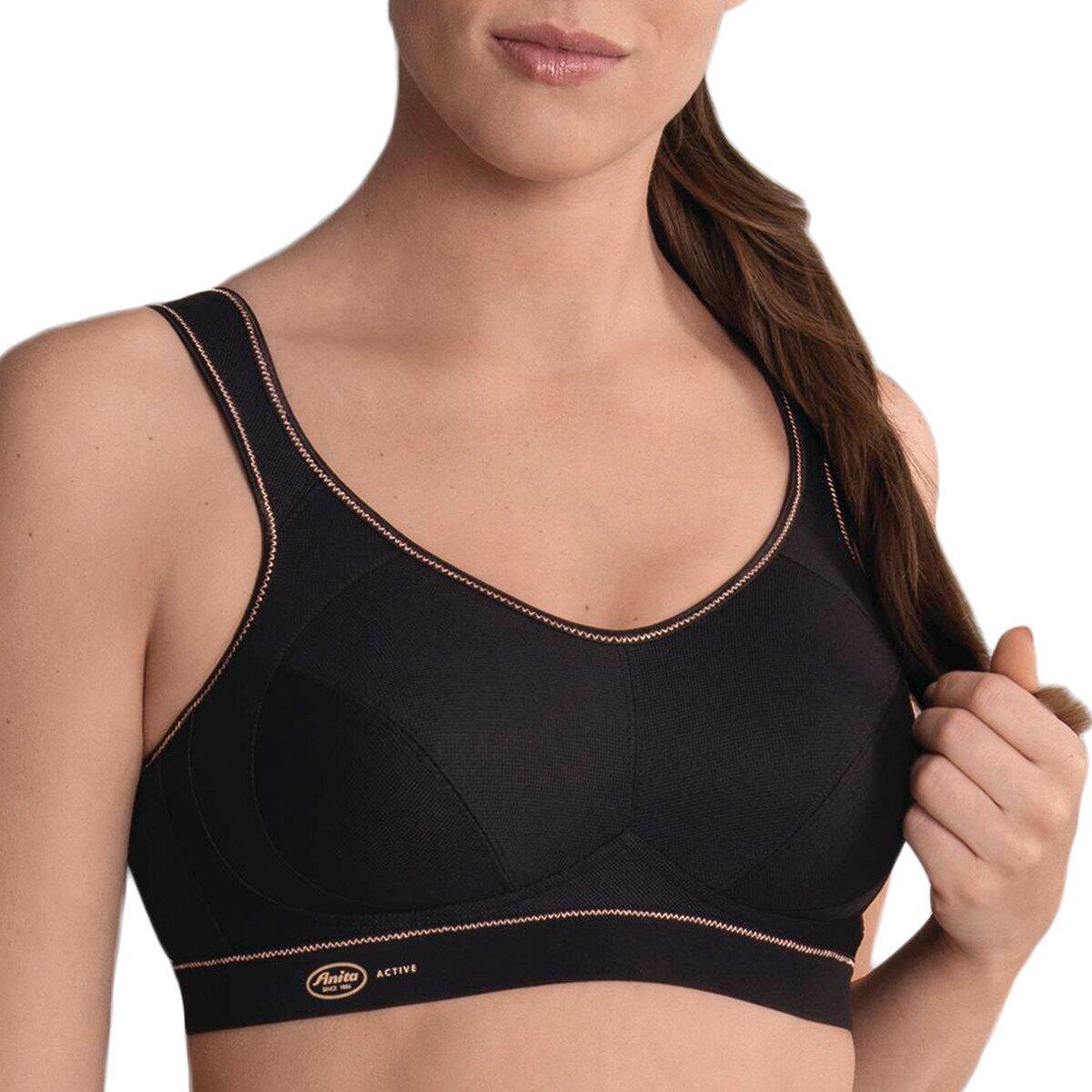 Anita Active - Soutien-gorge De Sport Respirant Sans Armatures Extreme Control - Soutien-gorge - Jaune|noir - Taille Unique - Decathlon