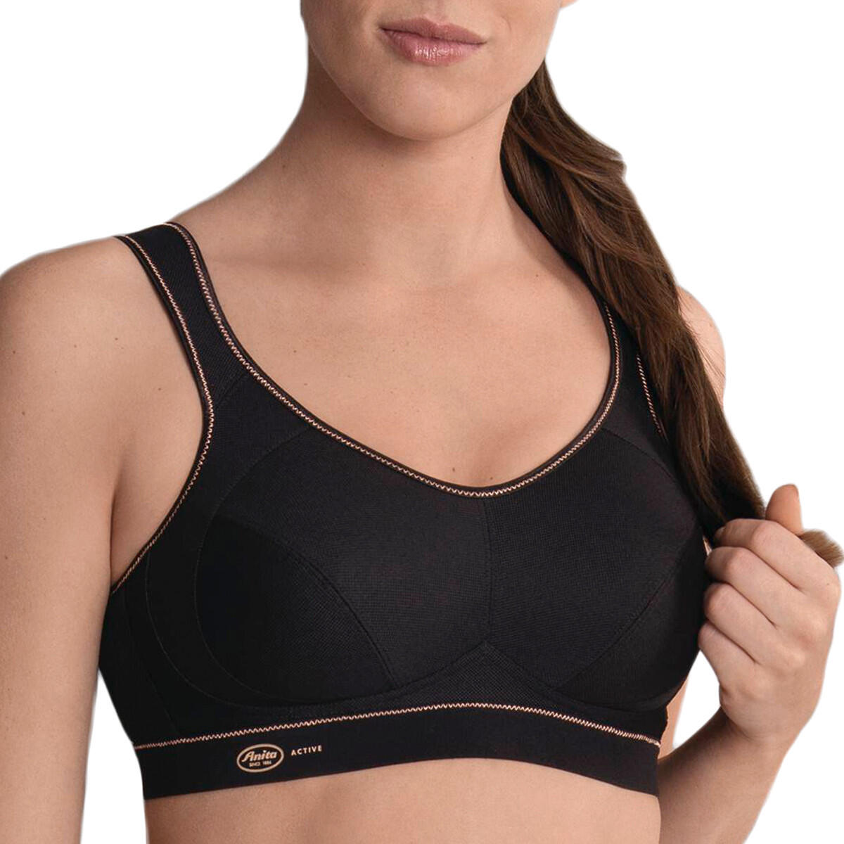 Anita Active - Soutien-gorge De Sport Respirant Sans Armatures Extreme Control - Soutien-gorge - Jaune|noir - 85c - Decathlon