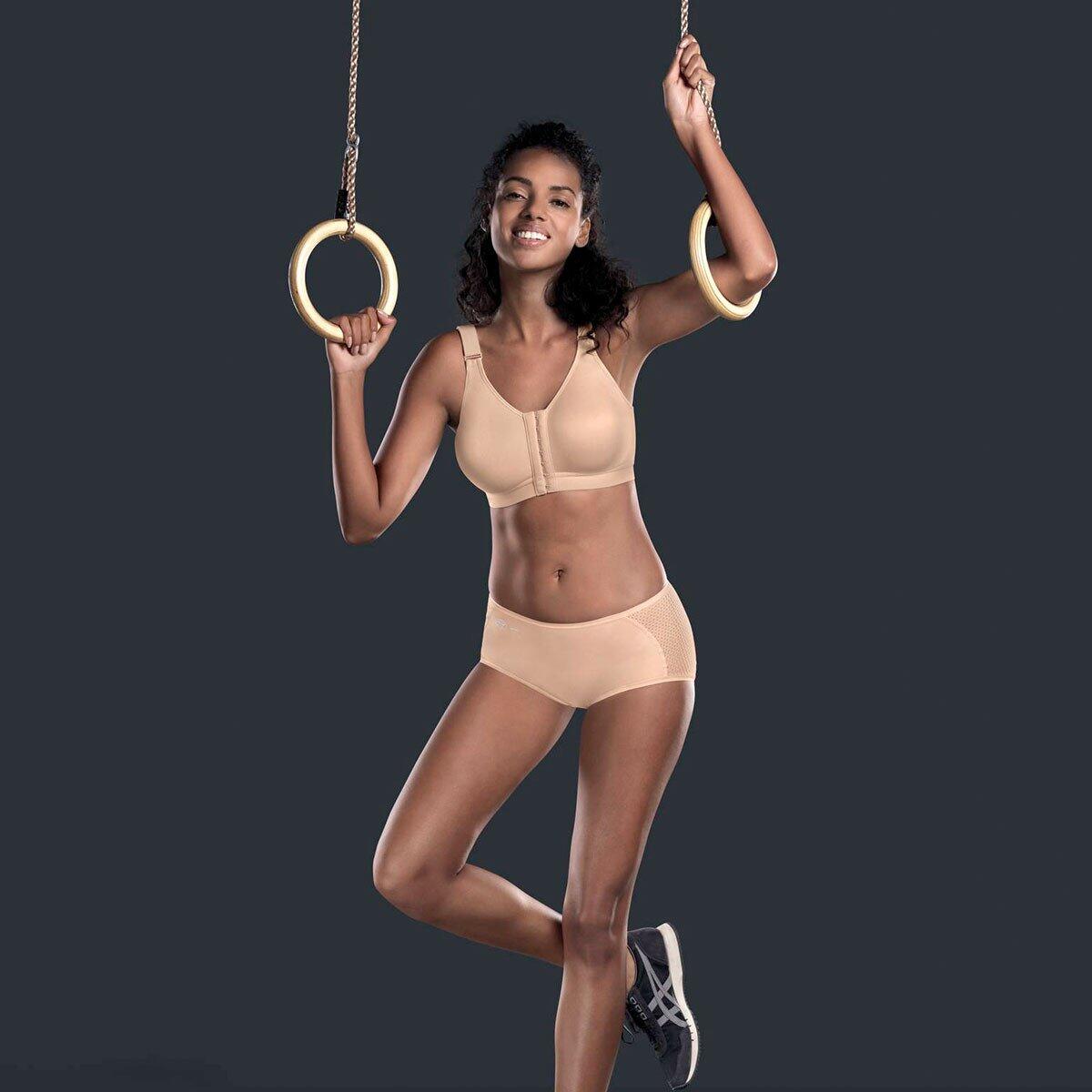 Soutien-gorge de sport ouverture frontale Frontline 3/4