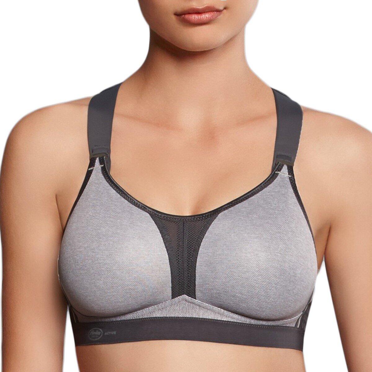 Anita Active - Soutien-gorge De Sport Dos Nageur Sans Armatures Dynamix Star - Soutien-gorge - Gris - 95d - Decathlon