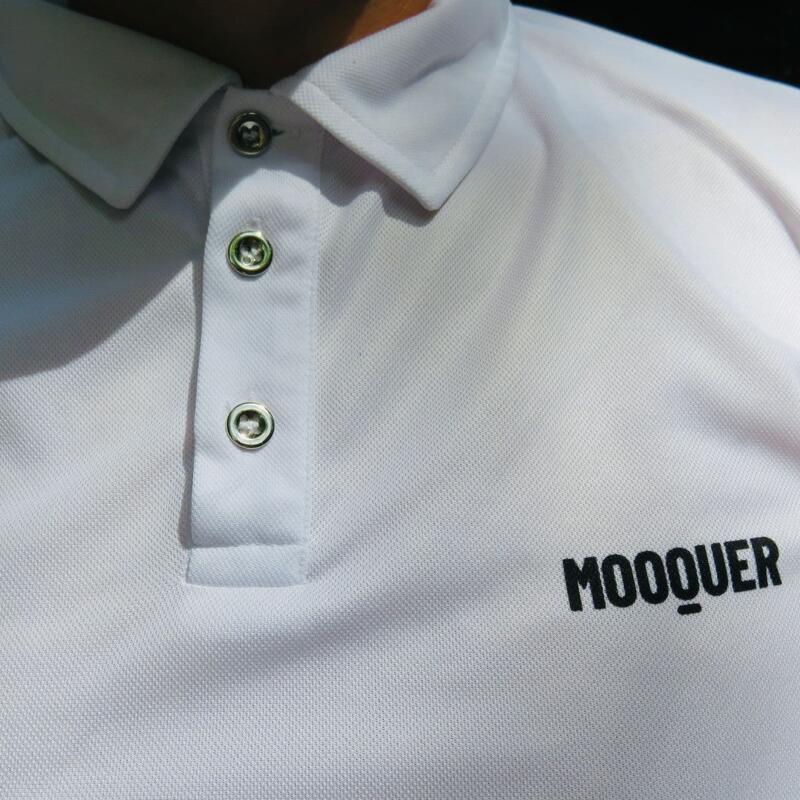Technische Polo Casual Technisch T-shirt Dames Wit Crew Mooquer