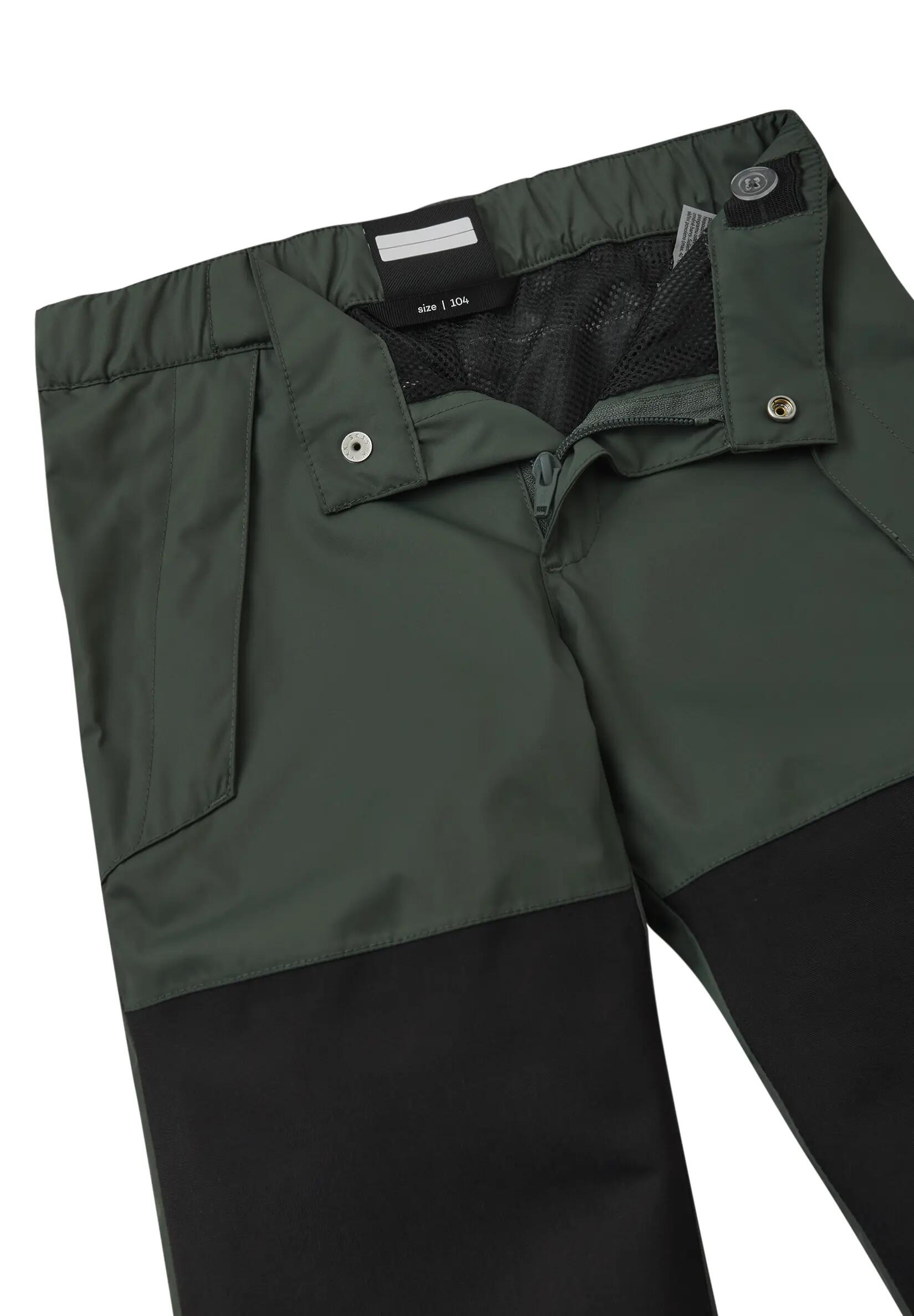 Pantaloni da pioggia per bambini tec Lento verde timo 3/5