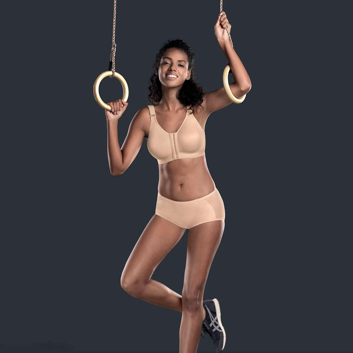 Soutien-gorge de sport ouverture frontale Frontline 3/4