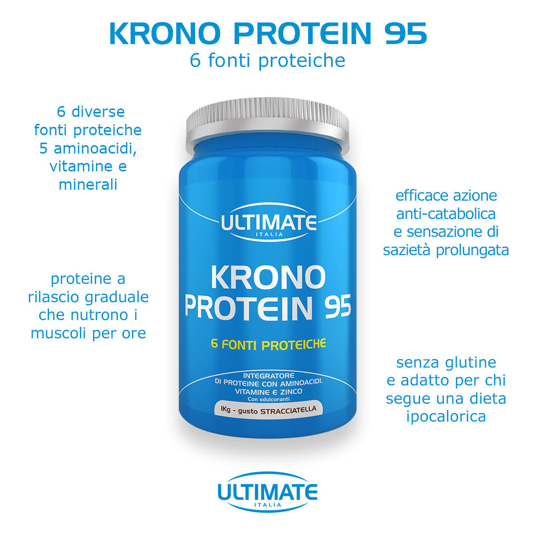 Integratore alimentare - KRONO PROTEIN STRACCIATELLA - 1 Kg 6/6