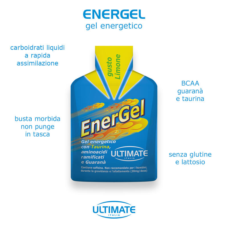 Integratore alimentare - ENERGEL LIMONE- 42g