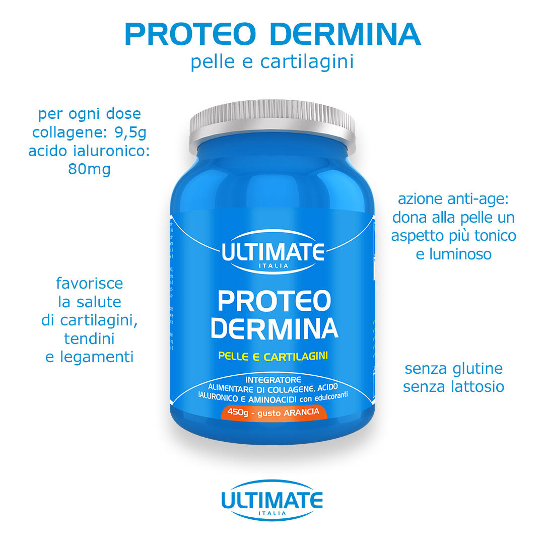 Integratore alimentare - PROTEO DERMINA ARANCIA - 450g 6/6