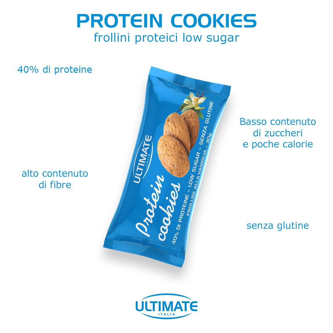 Alimento - PROTEIN COOKIES VANIGLIA - 30g 5/7