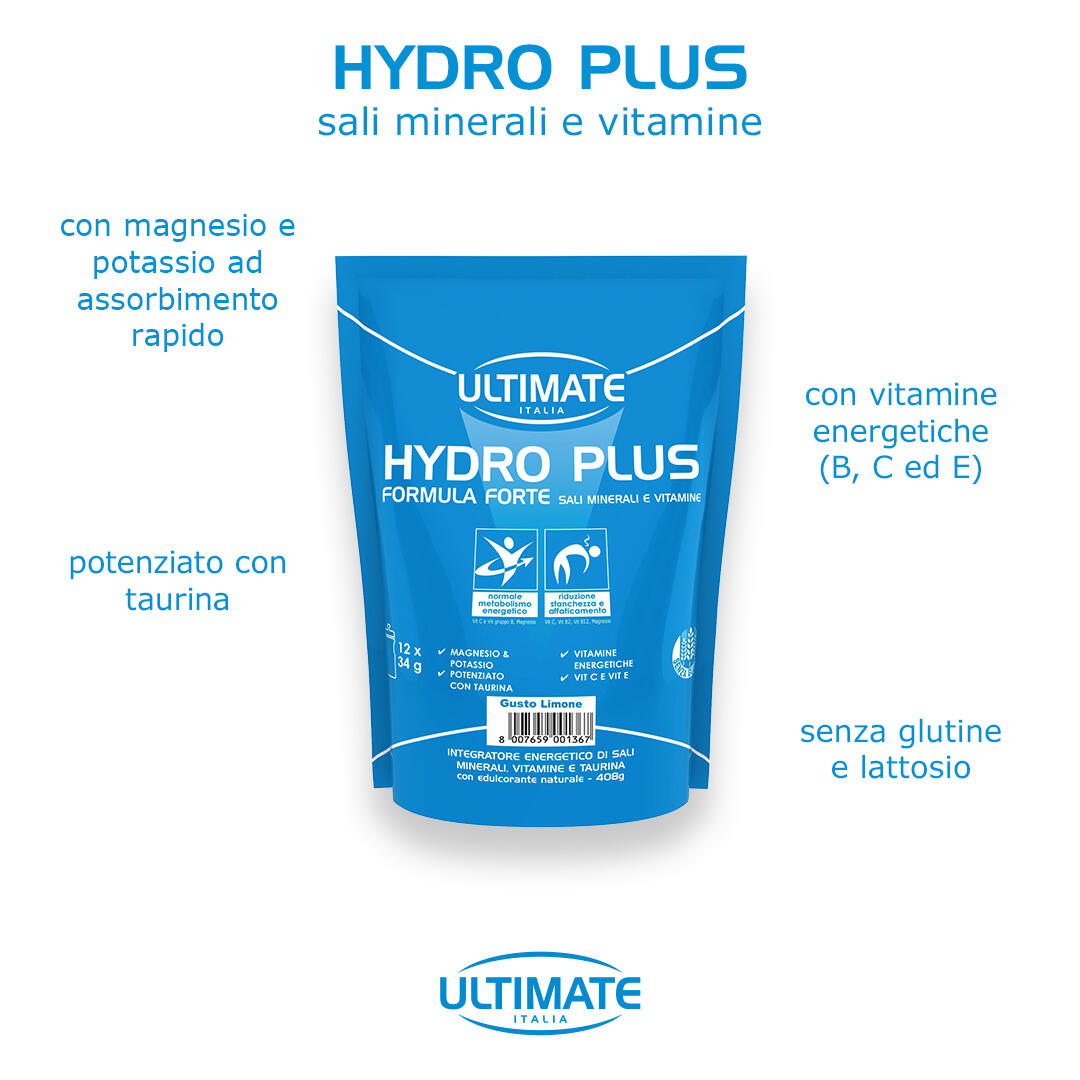 Integratore alimentare - HYDRO PLUS LIMONE -  408g 5/5