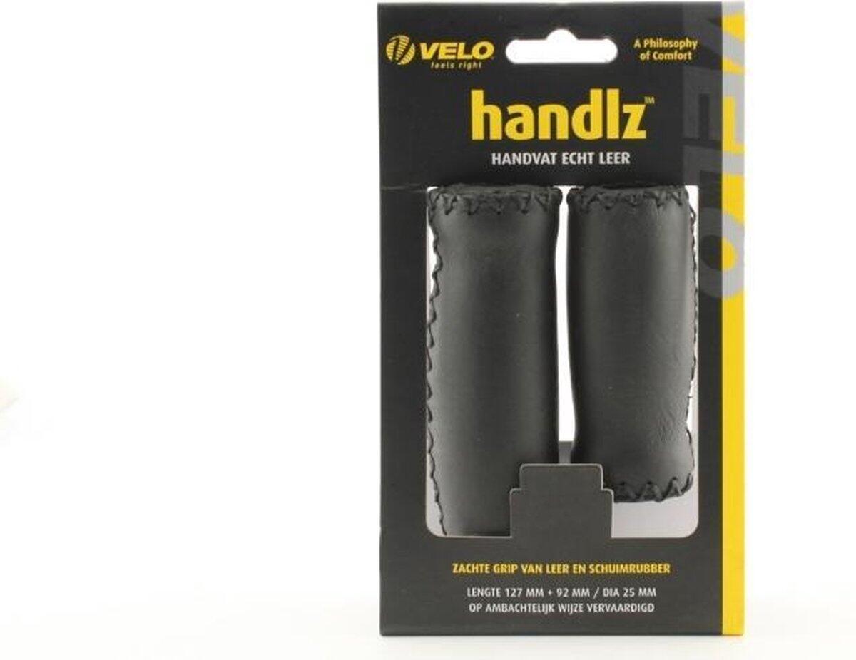 Velo Handle Leather 92 127 mm noir (paire 2/3