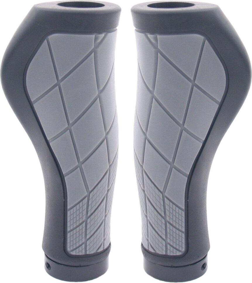 Chwyty Ergocity Z Pierścieniem Blokującym - 2X136Mm - Czarny/Szary