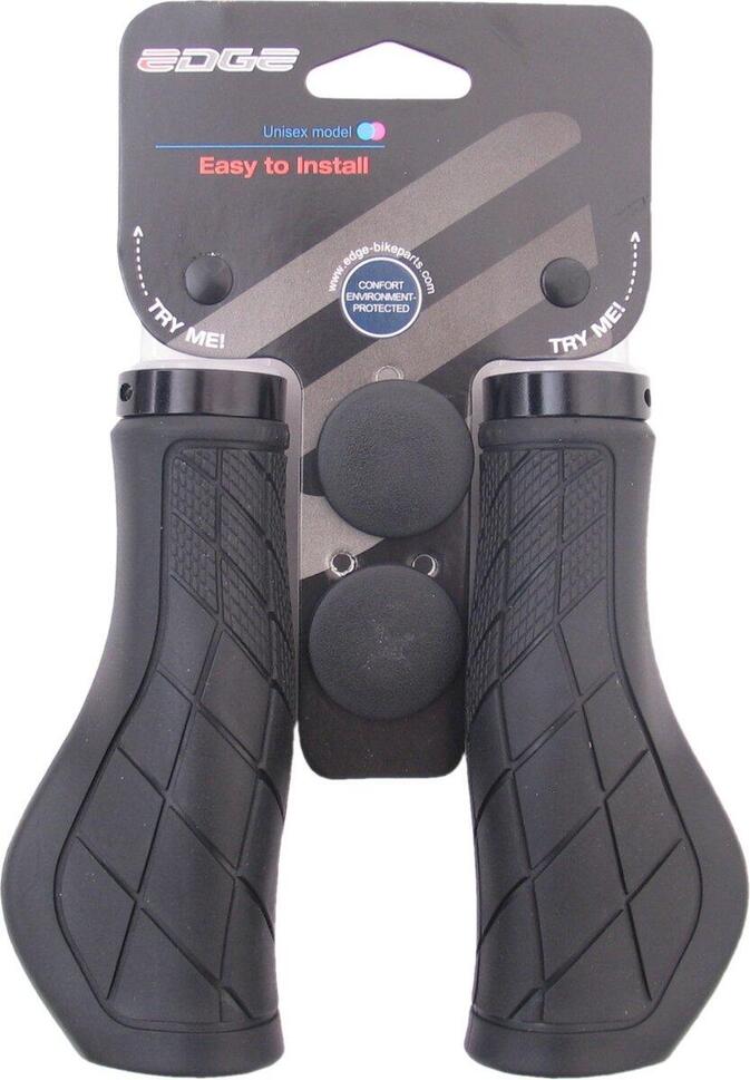 Chwyty Ergocity Z Pierścieniem Blokującym - 2*136Mm - Czarne (Na Karcie)
