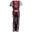 Uniforma kickboxing Big Star, Top Ten, Negru-Rosu, 170 cm