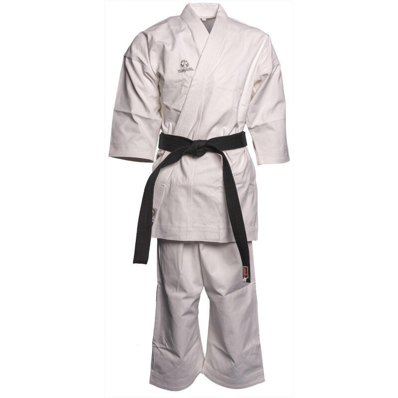 Karate-Gi „Tenno Elite“, aprobat WKF, Hayashi, Alb, 150 cm