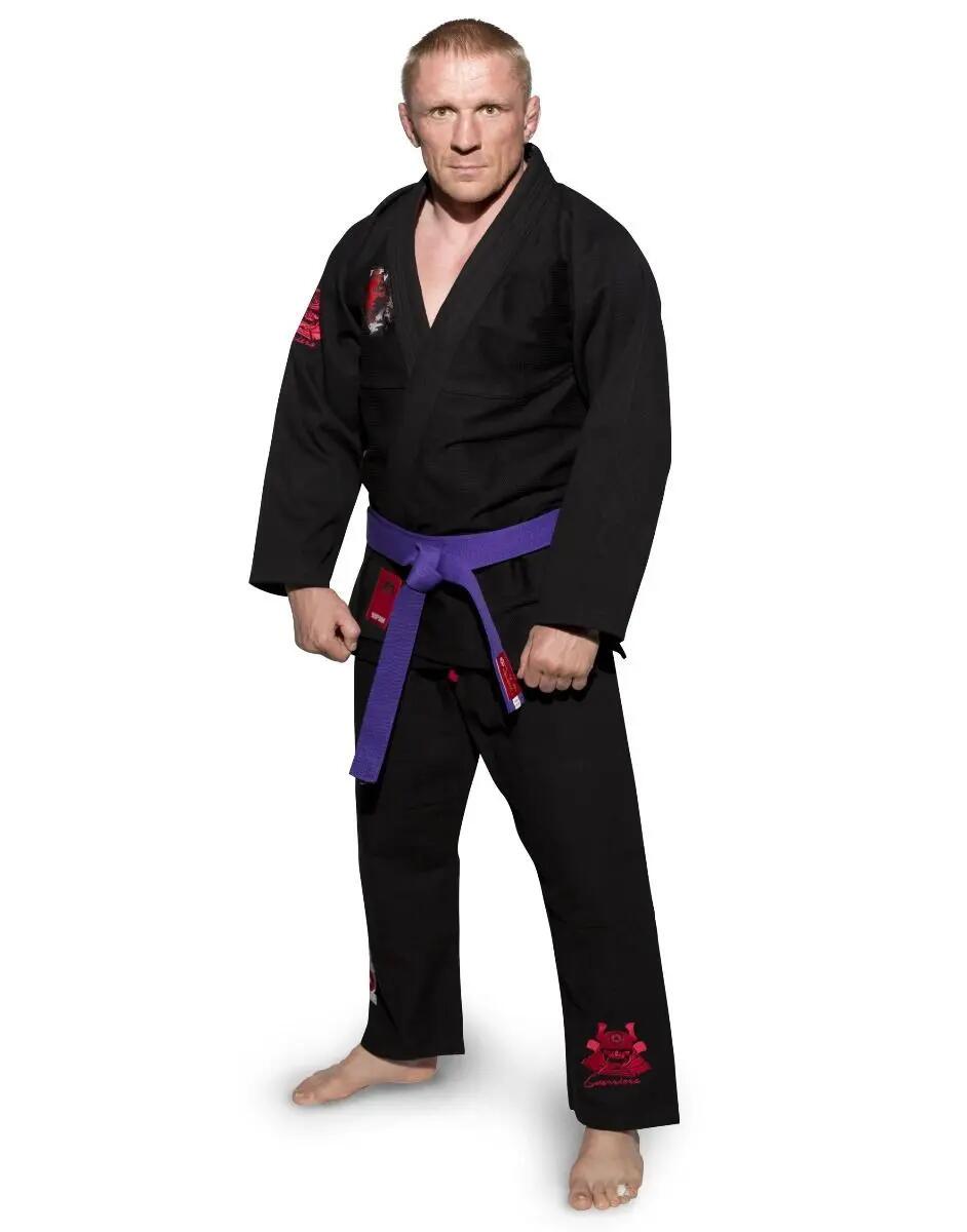 Costum de Jiu Jitsu (BJJ) "Guerriero" TOP TEN, Negru, 160cm 1/1