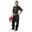 Uniforma Kickboxing „Clasic”, aprobata WAKO, Top Ten, Negru,170 cm