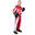 Uniforma Kickboxing „Sunrise”, aprobat WAKO, Top Ten, Alb-Rosu, 190cm