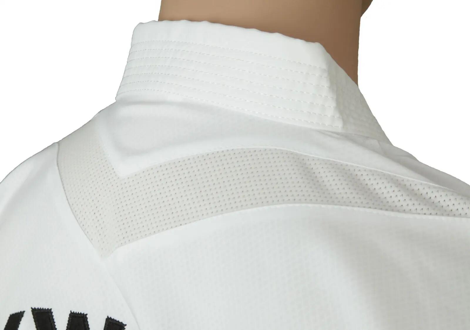 Dobok Master Premium Gold, aprobat ITF, Top Ten,Alb, 200 cm 2/7