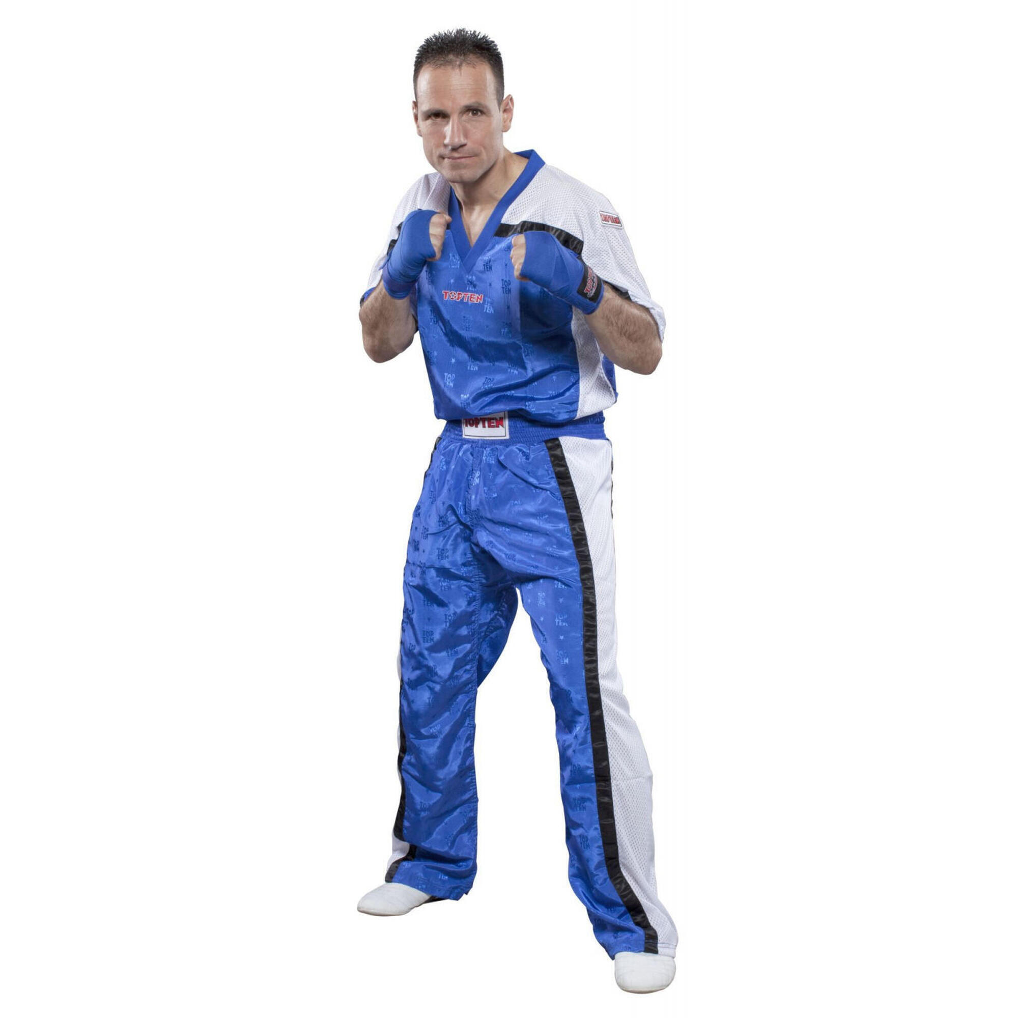 Tricou cu gât în V pentru Kickboxing "Kickboxing Mesh"