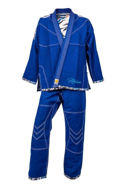 Costum de Jiu Jitsu (BJJ) Mohicans TOP TEN, Albastru, 160cm