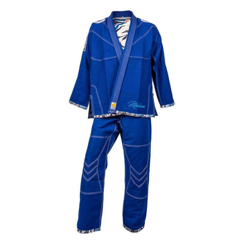 Costum de Jiu Jitsu (BJJ) "Mohicans" TOP TEN, Albastru, 160cm