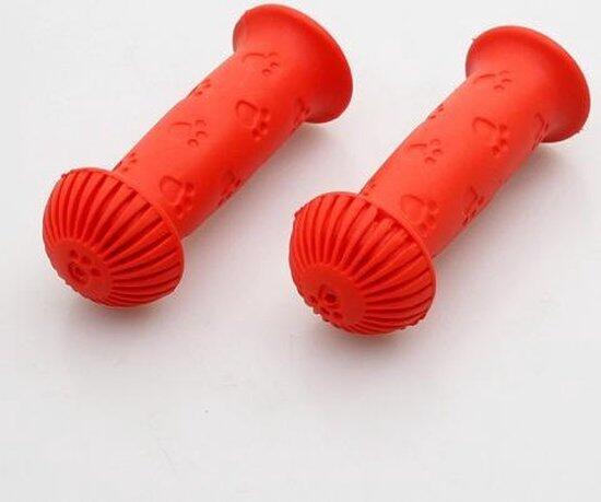 Widek Fietsgrip Basic Rood voor Kinderen - 10cm (per paar) 3/3