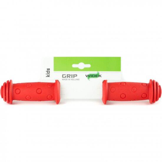 Widek Fietsgrip Basic Rood voor Kinderen - 10cm (per paar) 2/3