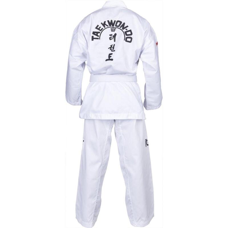 Dobok De-Luxe, aprobat ITF, Top Ten, Alb, 120 cm