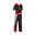 Uniforma Kickboxing „Star”, aprobat WAKO, Top Ten, Negru-Rosu, 170 cm