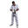 Tricou "Kickboxing Mesh", aprobat WAKO, Top Ten, Alb, S